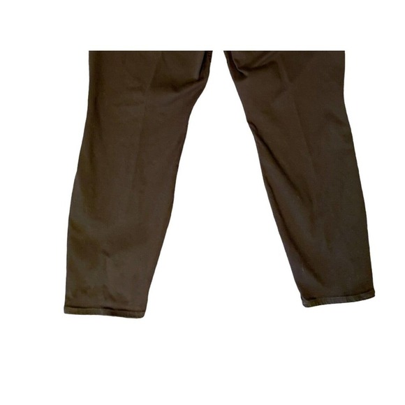 Jen7 by 7 For All Mankind Women's Coated Ankle Skinny Jeans Chocolate Size 16 - Picture 6 of 8